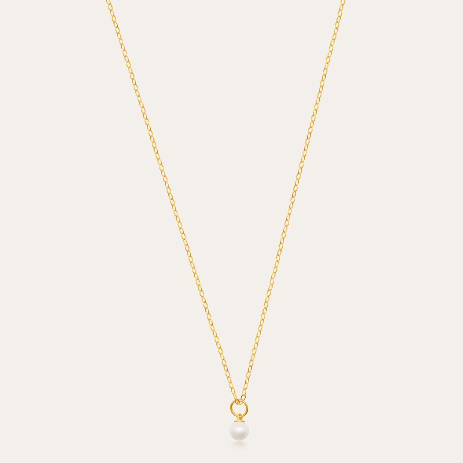 Pearl Necklace & Stud Earrings