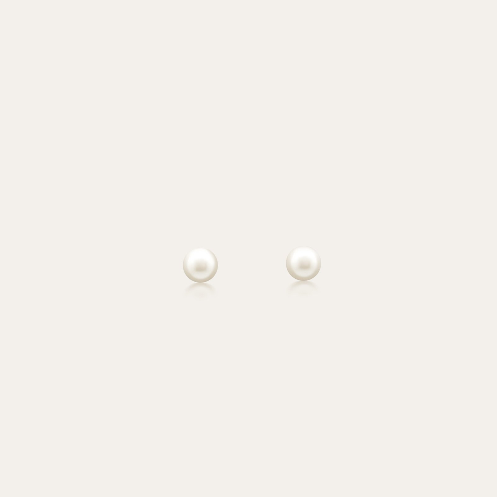 Pearl Necklace & Stud Earrings - Image 2